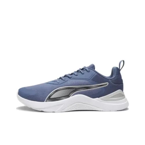 PUMA Infusion Амортизация Износостойкие Низкие Кроссовки для Бега Мужские Синие