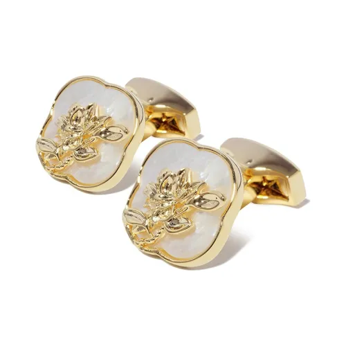 WILLIAM MILTON Латунь, Перламутровые запонки Мужские