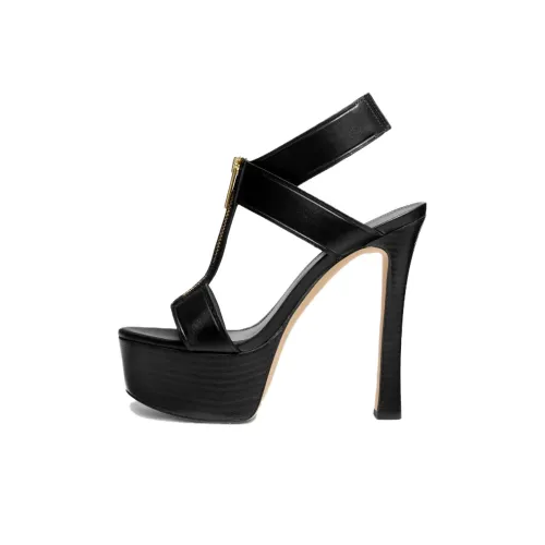 MICHAEL KORS Berkley One Strap Sandals 13cm Women's Black MICHAEL KORS Berkley One Ремень Сандалии 13см Женские Черные