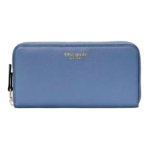 Kate Spade Litchi Grain Кожа Кошелек Женские Stingray Синий