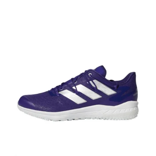 Adidas Adizero Afterburner Шипы Slip-resistant Низкий Топ Беговые кроссовки Мужской Фиолетовый