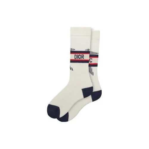DIOR 1 шт Белый Женские Носки MID до икры