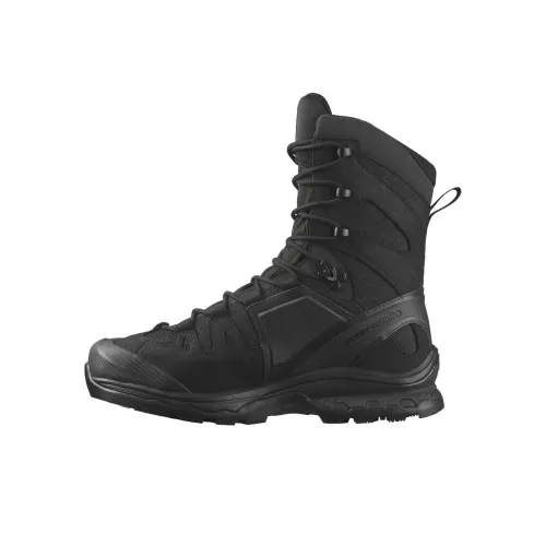 SALOMON QUEST 4D FORCES 2 Амортизация Износостойкий Высокий Топ Походная обувь Мужская Черная