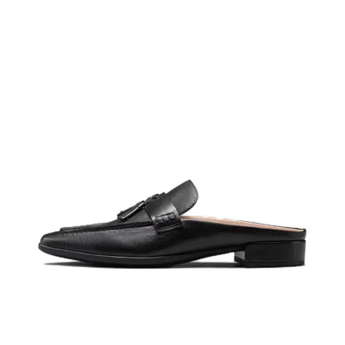 Ecco Домашние тапочки 3 см Женские Черный