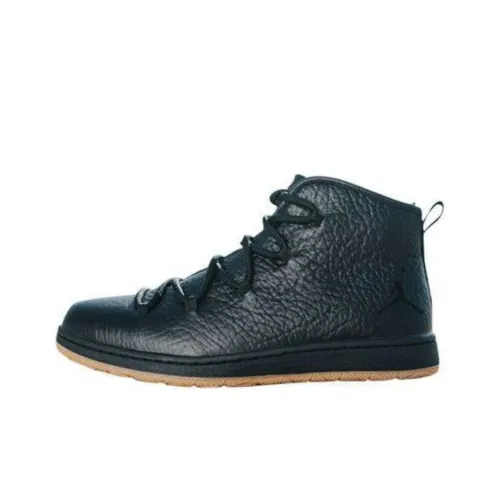 Jordan Air Джордан Galaxy Амортизация Износостойкий Высокий Топ Винтажные Баскетбольные Кроссовки Унисекс Черный Коричневый