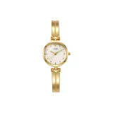 Золото, корпус, белый циферблат.