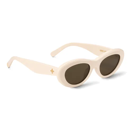 LOUIS VUITTON OVAL SUNGLASSES Унисекс Белый