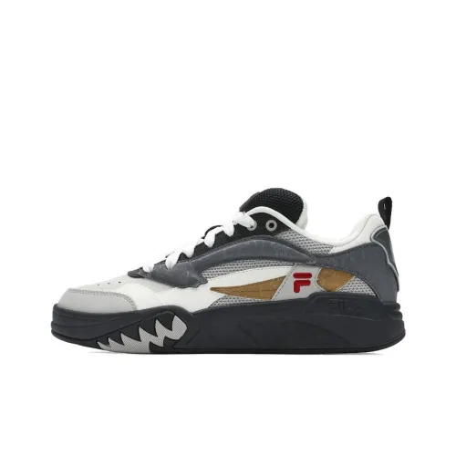 FILA Desperado Винтажные баскетбольные кроссовки Low Топ Голубино-серый/Микро-белый Мужской