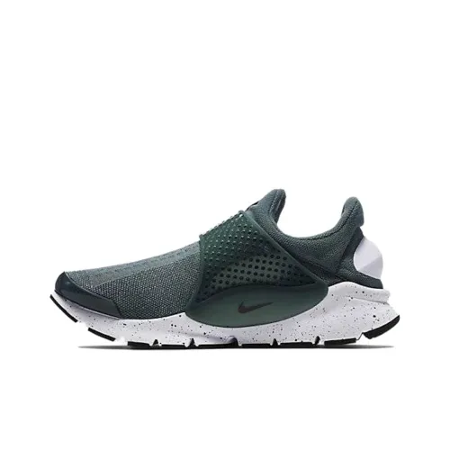 Nike Sock Dart Hasta Нескользящий Легкий Низкий Топ Повседневная Обувь Унисекс Зеленый