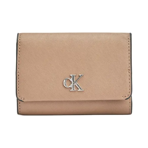 CALVIN KLEIN Кожа Кошелек Средний Женские Трюфель