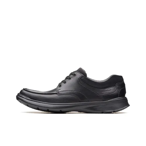 Clarks Повседневные кожаные туфли низкие черные 261373858 мужские