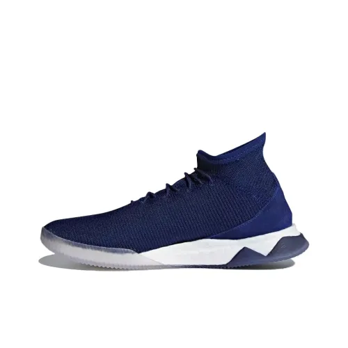 Adidas Predator IC IN Амортизаторы Slip-resistant Дышащие Футбольные бутсы Мужские Blue