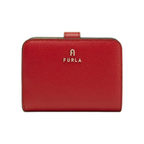 Furla Кожа Кошелек Маленький Женский Venetian Красный