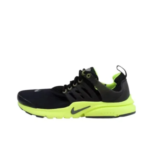 Nike Air Presto Slip Resistant Abrasion Resistant Низкий Топ Повседневная обувь Женская Черная Желтая