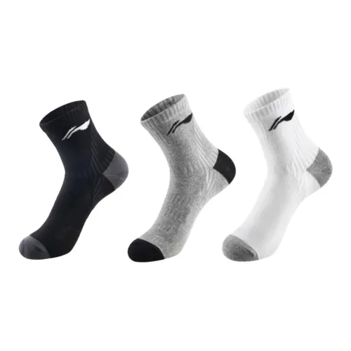 Лайнер Носки Высокие Унисекс 3 Пачки Смешанные Цвета