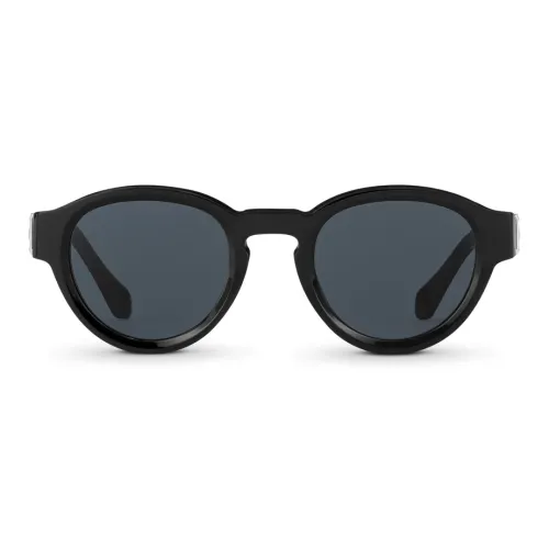 LOUIS VUITTON Ацетат Круглые Солнцезащитные очки Мужские Черные