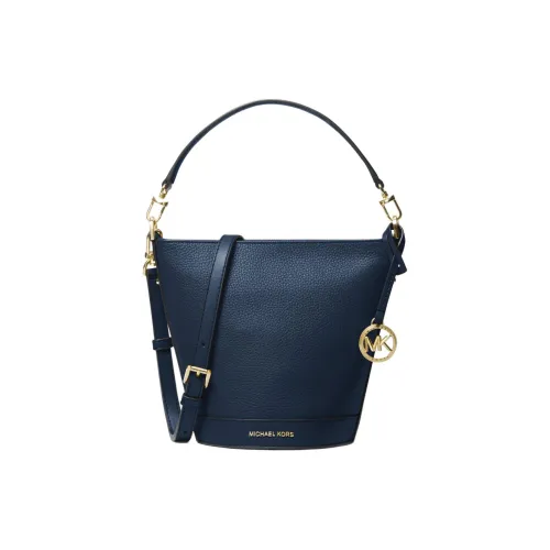 MICHAEL KORS Сумка-ведро из кожи сумка через плечо маленькая сумка женская темно-синий