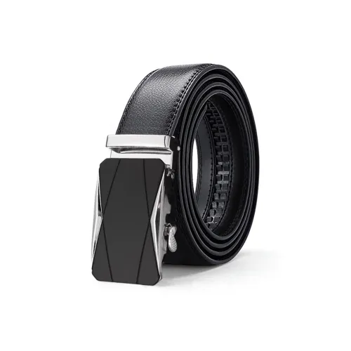 NIUMJ Натуральная кожа Высокое качество Ремень Практичный и прочный Автоматическая застежка Кожаные ремни Мужской 3,5CM