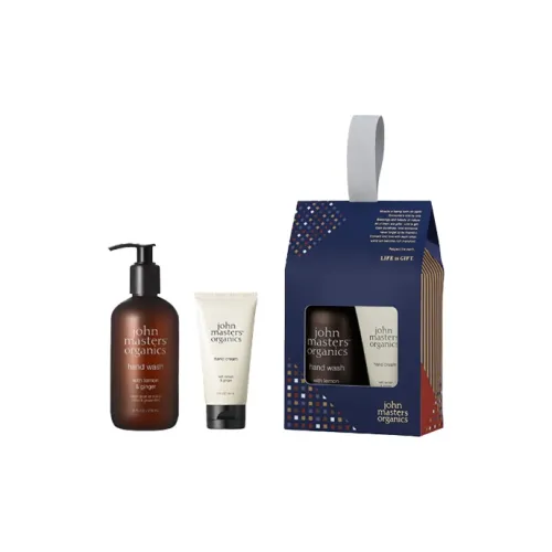 John Masters Organics Hands Освежающий Набор для Ухода Санитайзер для Рук 236 мл + Крем для Рук 60 мл
