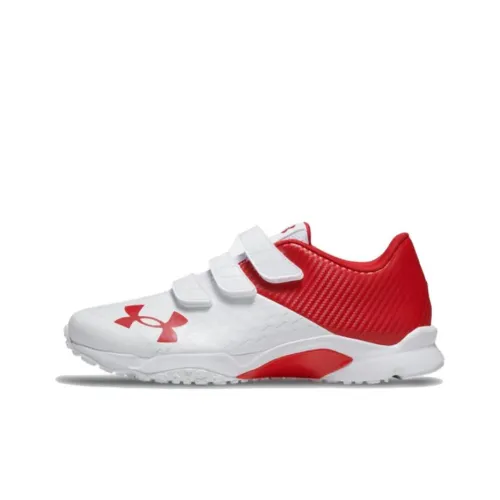 Under Armour Extreme Trainer Wide Амортизация Противоскользящие Легкие Низкие Кроссовки для тренировок Мужские Белые и Красные
