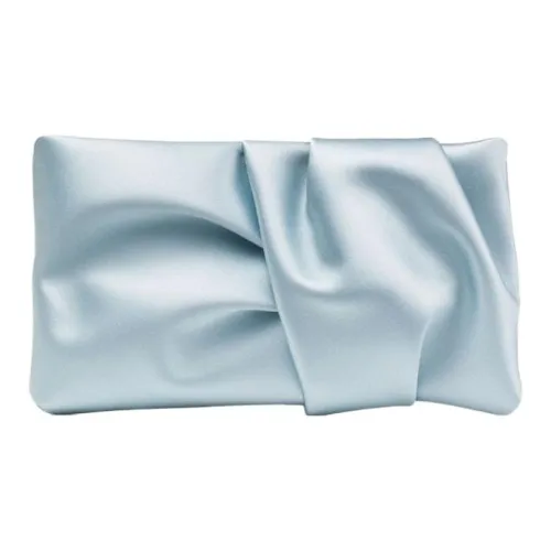 Jimmy Choo Satin Clutch Женские Ice Blue