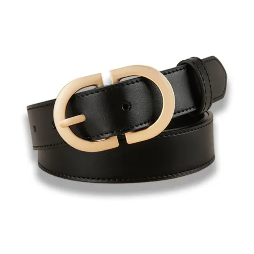 NIUMJ Ремень Костюм Брюки Повседневные Брюки Удлиненные Шпилька Кожаные Ремни Женские 2,8 см