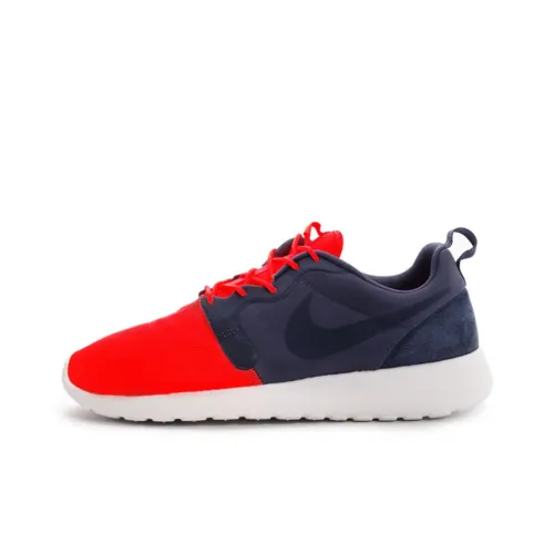 Nike Roshe Run Slip-Resistant Abrasion-Resistant Lightweight Low-Top Running Shoes Men's Blue Red Найк Розе Ран Слип-Резистент Устойчивый к Износу Легкий Низкий Топ Беговые Кроссовки Мужские Синий Красный