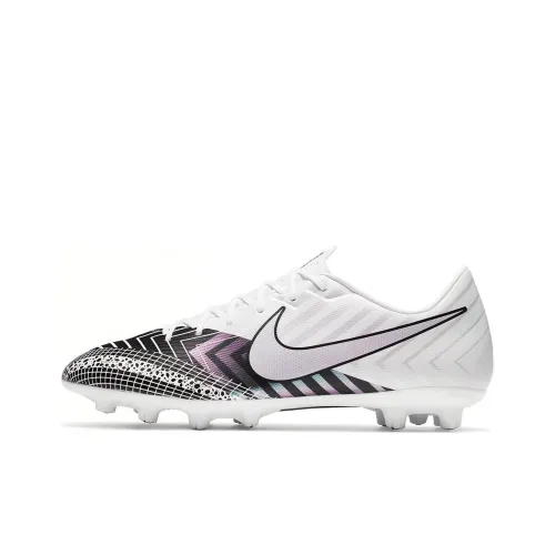 Nike Mercurial Vapor 13 HG Твердый Ground Shock Absorbers Slip-Resistant Abrasion-Resistant Футбольные бутсы Мужской Черный Белый