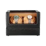 2 отделения для часов + черный страус + верблюжья шерсть