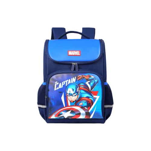 Disney Полиэстер Рюкзак Студенческий Рюкзак Стандартный Детский Синий Красный