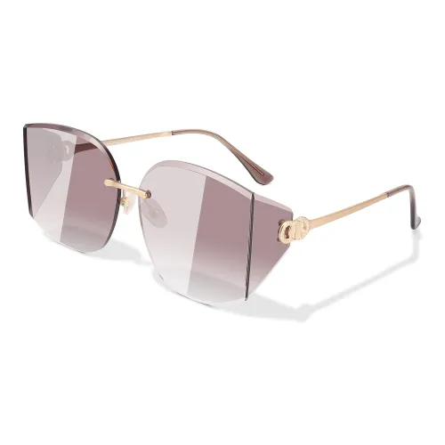PULAIS Сплав Квадратные Солнцезащитные Очки Женские Золотая Рамка