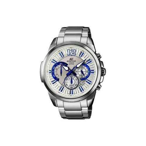 CASIO EDIFICE Collection Кварцевый механизм нержавеющая сталь ремешок мужские часы белый циферблат