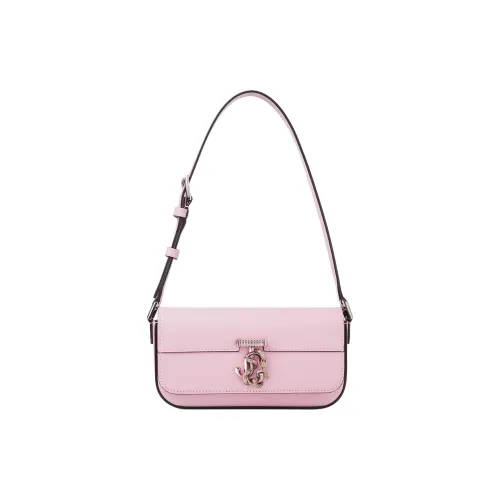 Jimmy Choo Avenue Коровья кожа Сумка Сумка через плечо Женская Розовая