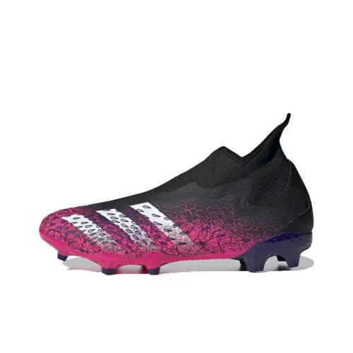 Adidas Predator Freak.3 Без шнуровок FG Амортизаторы Противоскользящие Устойчивые к истиранию Футбольные бутсы Унисекс