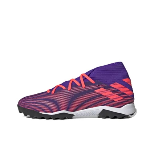 Adidas Nemeziz 3 TF Шипы Амортизация Устойчивый к истиранию Дышащие Футбольные бутсы Мужские Синий Фиолетовый
