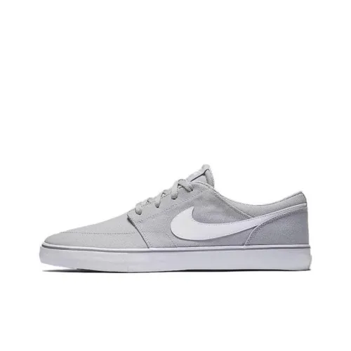 Nike SB Portmore Амортизация Износостойкий Низкий Топ Повседневные Беговые Кроссовки Унисекс Серый