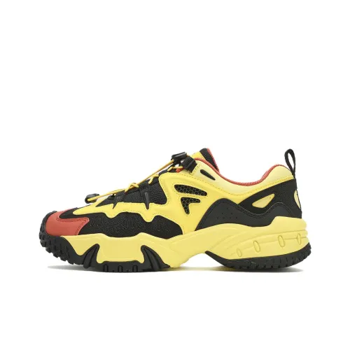 FILA FUSION KRIPTONITE Низкие кеды Low Top Желто-черные Женские