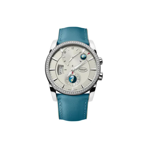 PARMIGIANI Автоматический Механический Механизм Женские Часы 42 мм Белый Циферблат Корпус из Нержавеющей Стали