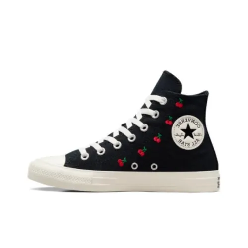 Конверс All Star High Top Canvas Shoes Black Women's