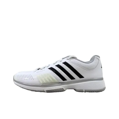 Adidas Adipower Barricade Амортизация Износостойкие Низкие Беговые Кроссовки Женские Белые