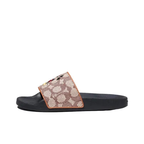 Disney x COACH Стильные Сандалии Женские Какао