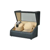 2 отделения для часов + синий страус + верблюжья шерсть