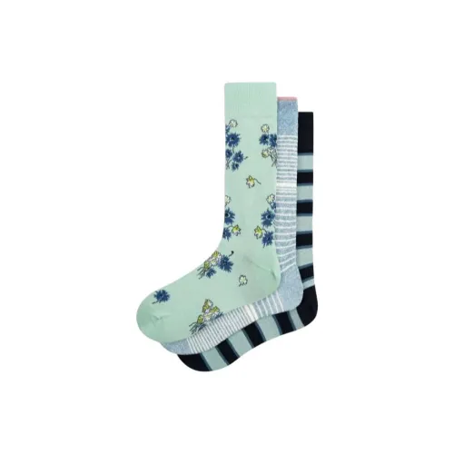 Paul Smith Цветочный Смешанный THREE Пачка Носки Высокие носки Мужской 3 упаковки