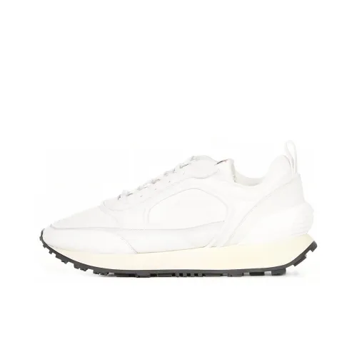 BALMAIN Бьянко Устойчивый к истиранию Низкий Топ Спортивная Повседневная Обувь Мужская Белая