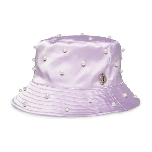 STEVE MADDEN Brocade Pearl Bucket Hats Women's Purple