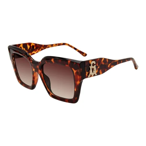 STEVE MADDEN Квадратные солнцезащитные очки унисекс цвет черепаховый