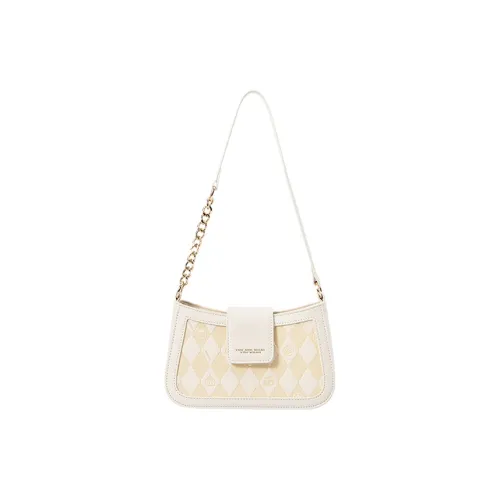 SEM R ПУ (полиуретан) Сумка через плечо Маленькая Женская Черный Экрю Розовый