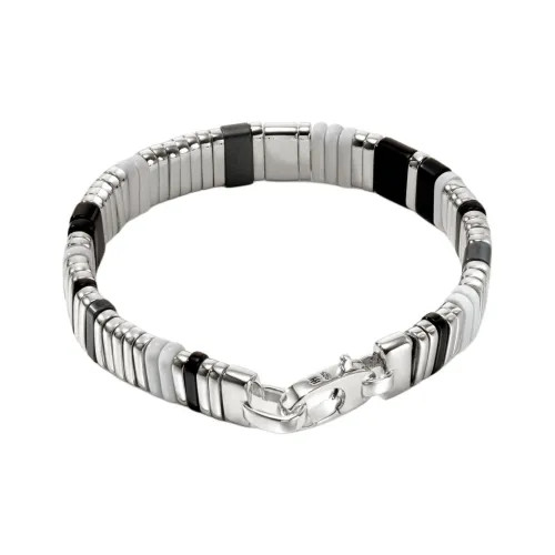 JOHN HARDY Серебряный Магнетит Оникс Эмаль Браслеты Women's Silver