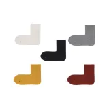 Чёрный + Белый + Средний Фотиния Серый + Имбирный Жёлтый + Тёмно-Красный