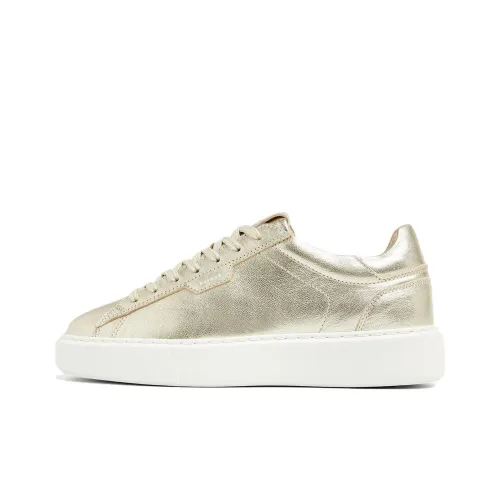 NUBIKK Низкий Топ Скейтборд Кроссовки Женские Золотые